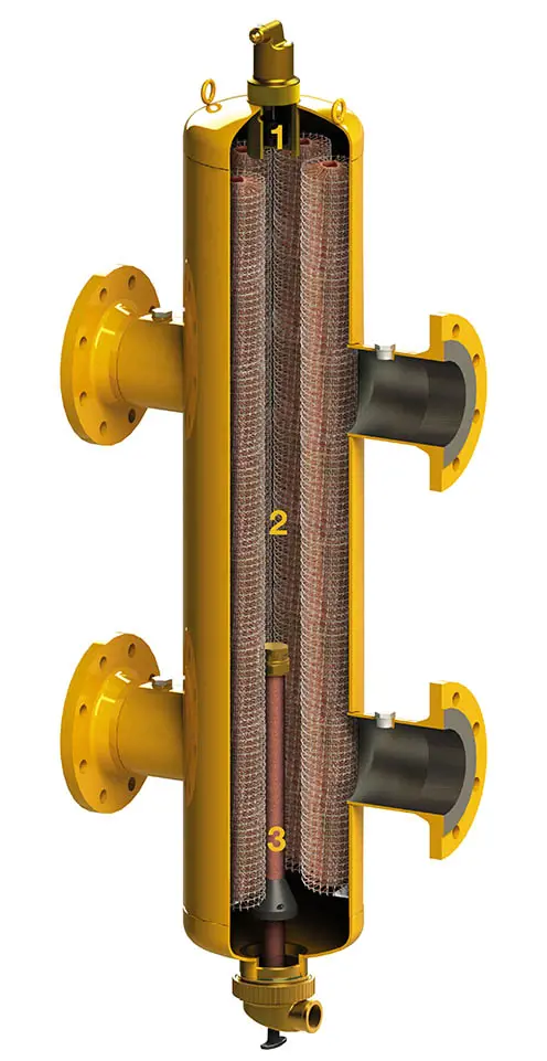 Die neue Spirocross, einen guten hydraulische Balance mit Luft- und Schmutzabscheidung (mit Magnet)