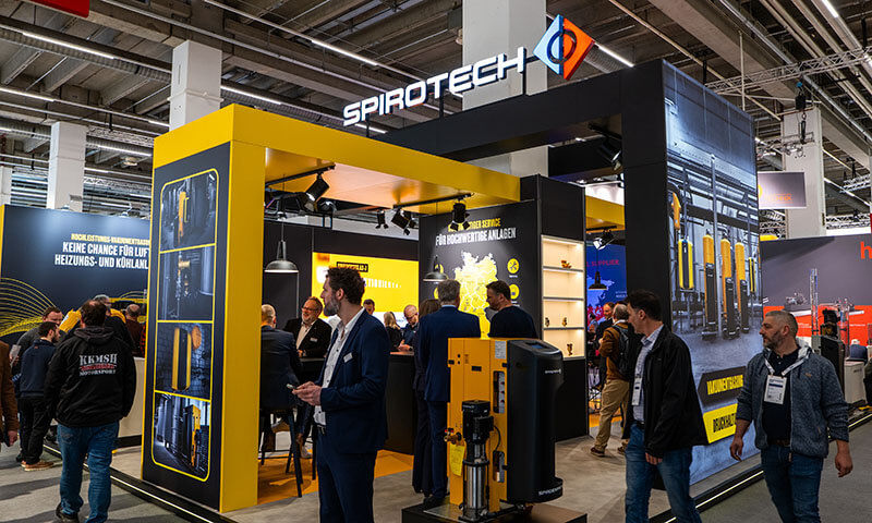 Spirotech, präsentiert auf der diesjährigen SHK+E Essen vom 17. bis 20. März 2026 wegweisende Lösungen für effiziente Heiz- und Kühlsysteme