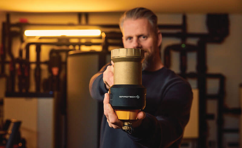 Die SpiroTrap HPF Schlammabscheider wurde speziell für die hohen Anforderungen von Wärmepumpen entwickelt.