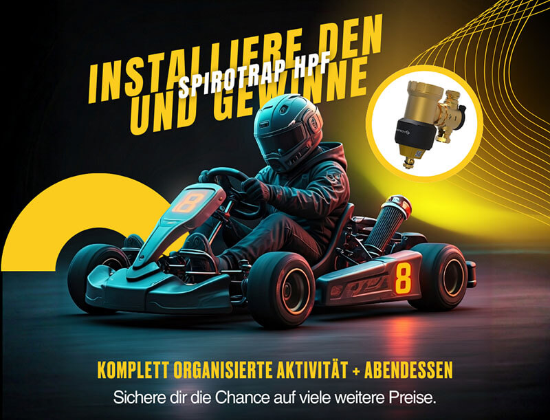 Kauf und installiere jetzt das neue SpiroTrap HPF und gewinne mit deinem Team tolle Preise