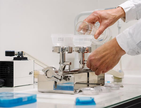 Spirotech Serviceleistung : Wasseranalyse