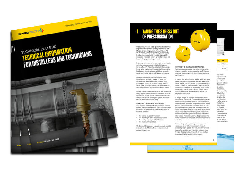 Erste Ausgabe des Technisches Bulletin von Spirotech